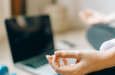 An empty, serene room with a yoga mat.